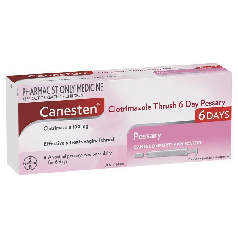 Load image into Gallery viewer, Canesten 6 Day Thrush Treatment Pessary - Clotrimazole (S3)