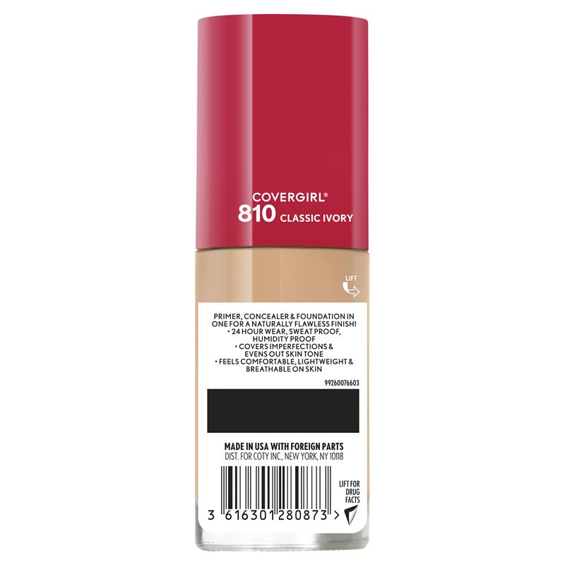 Load image into Gallery viewer, Covergirl Outlast Extreme Wear Foundation 810 Classic Ivory 30ml
