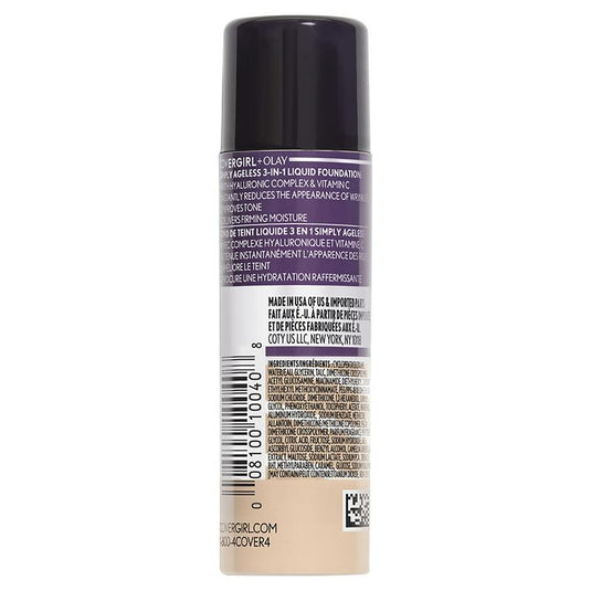 Covergirl Olay Simply Ageless 3in1 Liquid Foundation Natural Beige
