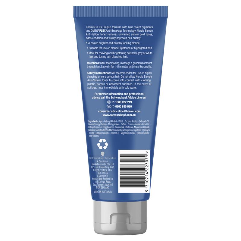 Load image into Gallery viewer, Schwarzkopf Nordic Blonde Anti-Yellow Toner
