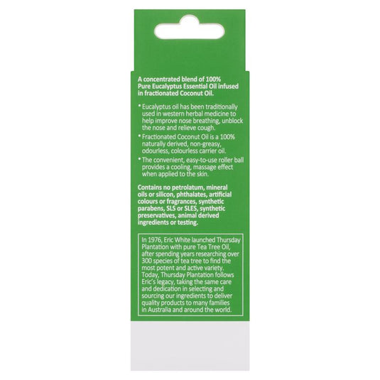 Thursday Plantation Breathe Easy Eucalyptus Oil Roll On 9ml