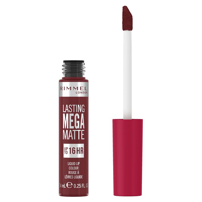 Load image into Gallery viewer, Rimmel London Mega Matte Liquid Lip 930 Ruby Passion
