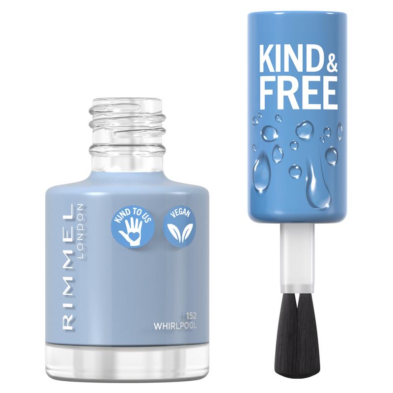 Load image into Gallery viewer, Rimmel Kind &amp; Free Nail Polish 152 Tidal Wave Blue
