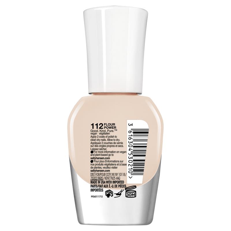 Load image into Gallery viewer, Sally Hansen Good. Kind. Pure. Nail Polish Flour Power 10ml
