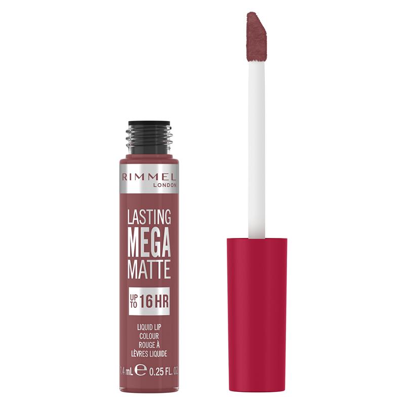 Load image into Gallery viewer, Rimmel London Mega Matte Liquid Lip 210 Rose &amp; Shine
