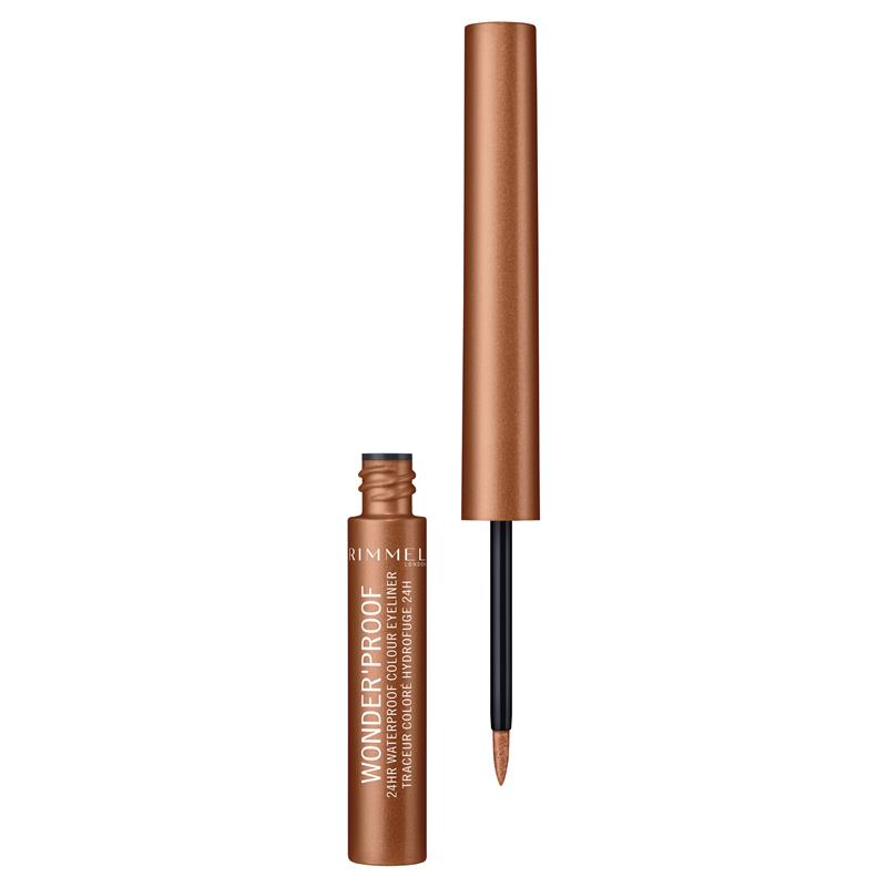 Load image into Gallery viewer, Rimmel Wonder Proof Eyeliner 001 True Copper
