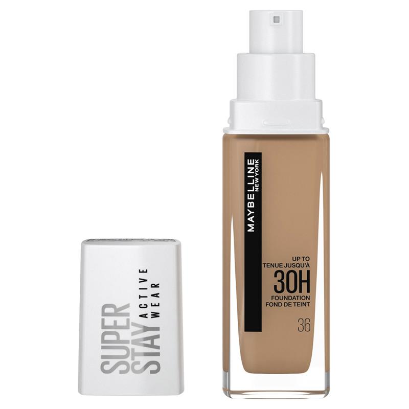 Load image into Gallery viewer, Maybelline Superstay 30 Hour Foundation 36 Warm Sun
