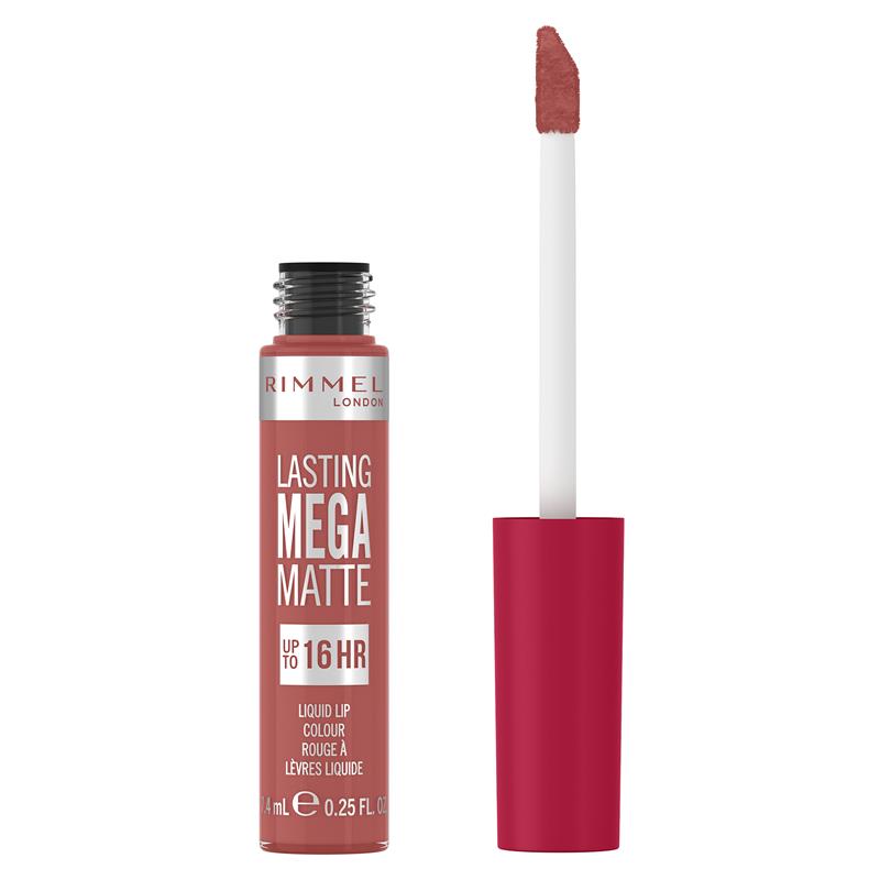 Load image into Gallery viewer, Rimmel London Mega Matte Liquid Lip 600 Coral Sass
