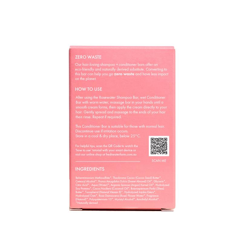 Load image into Gallery viewer, Freshwater Farm Australia Rosewater Cleansing Conditioner Bar 70g
