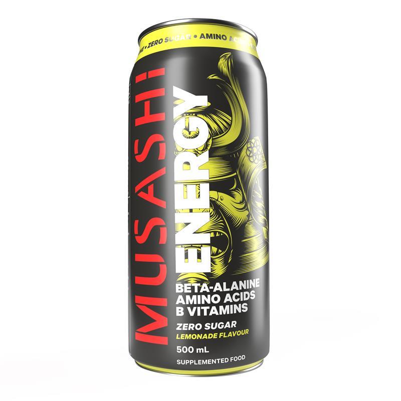 Load image into Gallery viewer, Musashi Energy Lemonade 500ml
