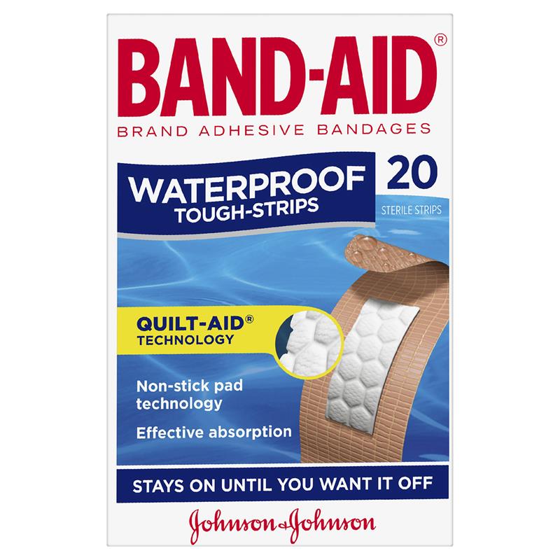 Load image into Gallery viewer, Band-Aid Waterproof Tough Strips 20 Pack

