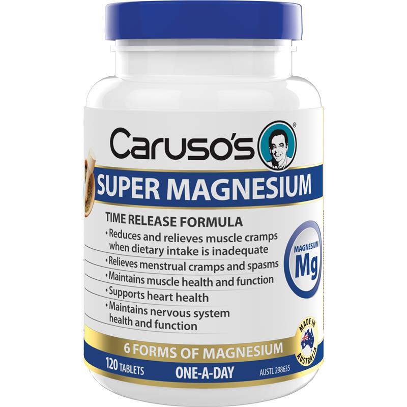 Load image into Gallery viewer, Carusos Super Magnesium 120 Tablets
