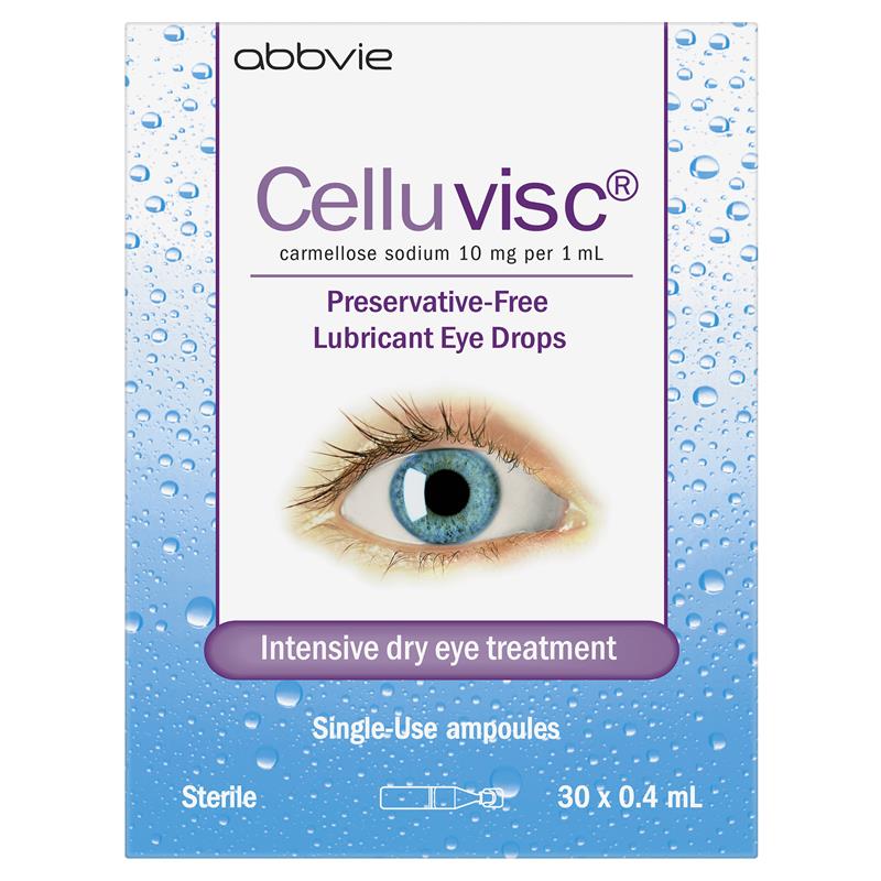 Load image into Gallery viewer, Celluvisc Eye Drops 30 x 0.4mL
