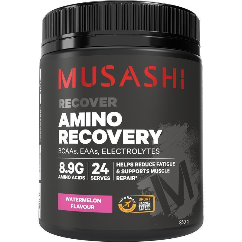 Load image into Gallery viewer, Musashi Amino Recovery Watermelon 350g
