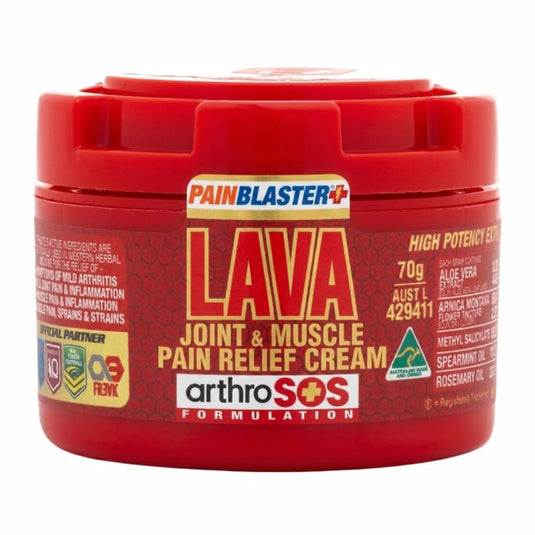 Pain Blaster Lava Joint & Muscle Pain Relief Cream 70g By Athelite
