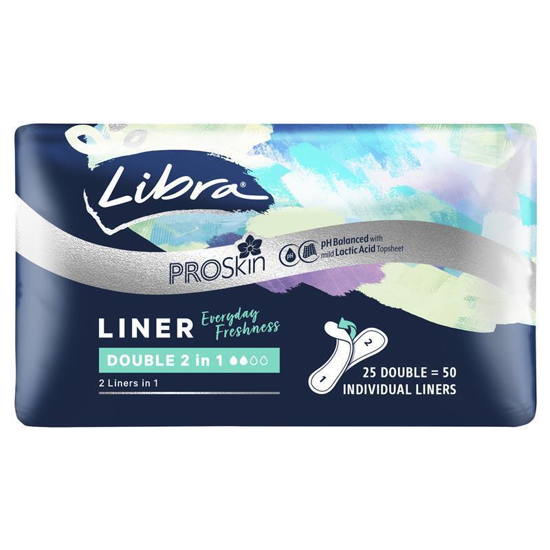 Load image into Gallery viewer, Libra Liner Flexi Double Liner Thin 2 in 1 25 Pack
