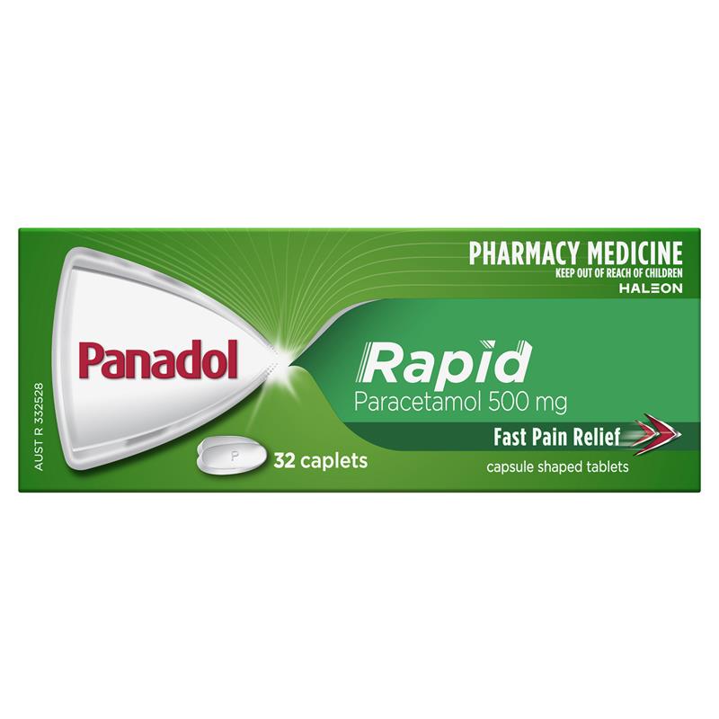 Load image into Gallery viewer, Panadol Rapid Paracetamol Pain Relief 32 Caplets
