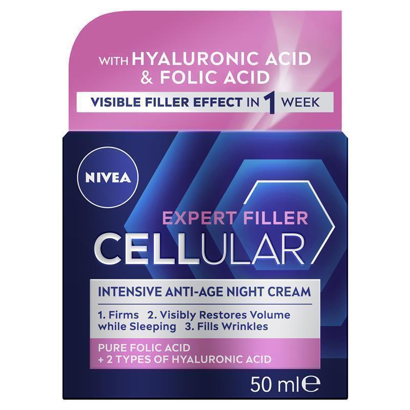 Load image into Gallery viewer, NIVEA Cellular Expert Filler Intensive Anti-Age Night Cream 50ml
