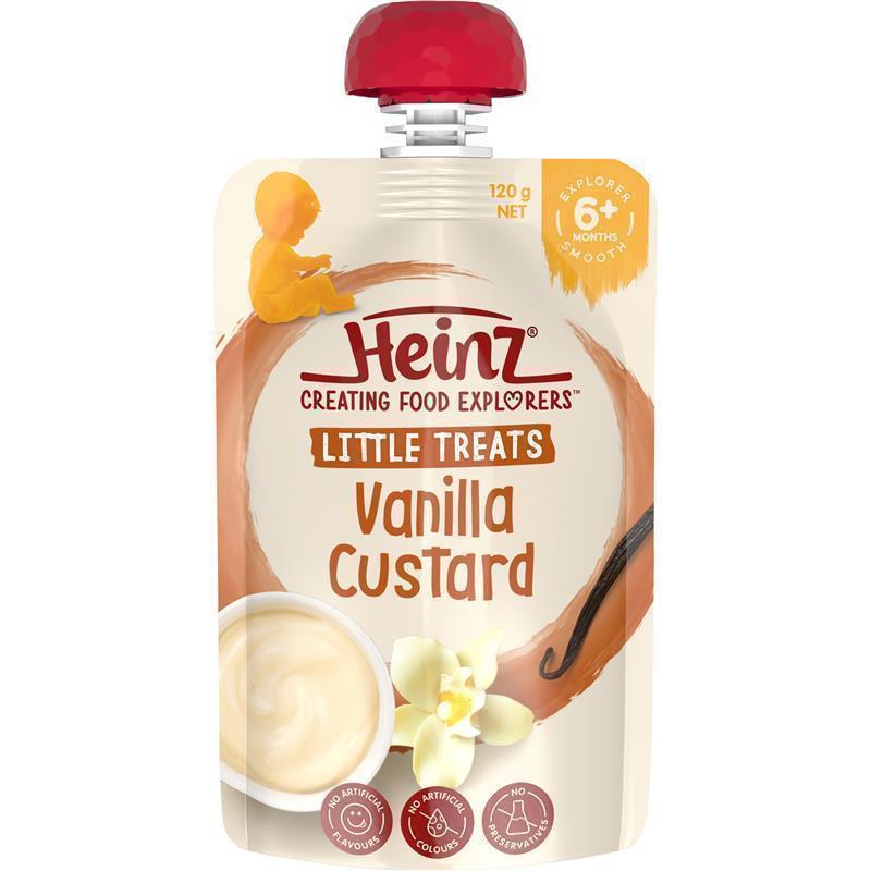 Load image into Gallery viewer, Heinz Vanilla Custard 120g Pouch 120g 6m+
