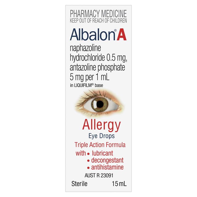 Load image into Gallery viewer, Albalon A Allergy Eye Drops 15mL
