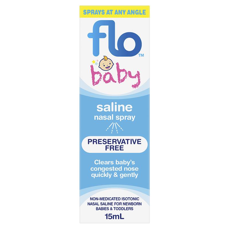 Load image into Gallery viewer, FLO Baby Saline Nasal Spray 15ml

