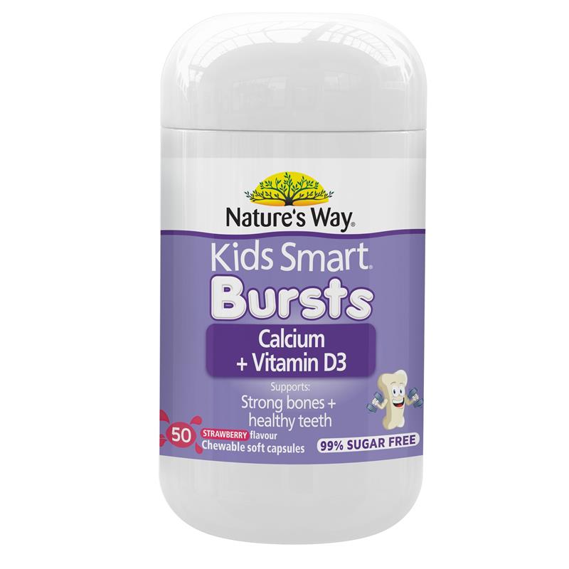 Load image into Gallery viewer, Nature's Way Kids Smart Calcium + Vitamin D 50 Chewable Capsules
