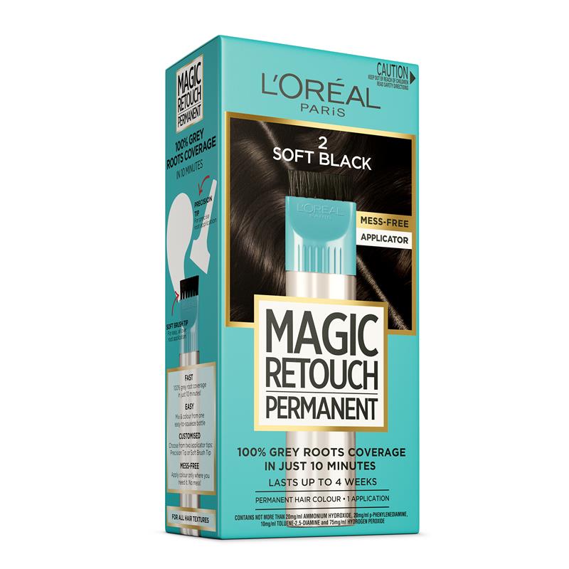 Load image into Gallery viewer, L'Oreal Paris Magic Retouch Permanent 2 Soft Black

