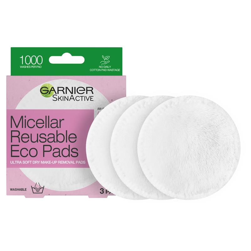 Load image into Gallery viewer, Garnier Micellar Reusable Eco Pads 3 Pack
