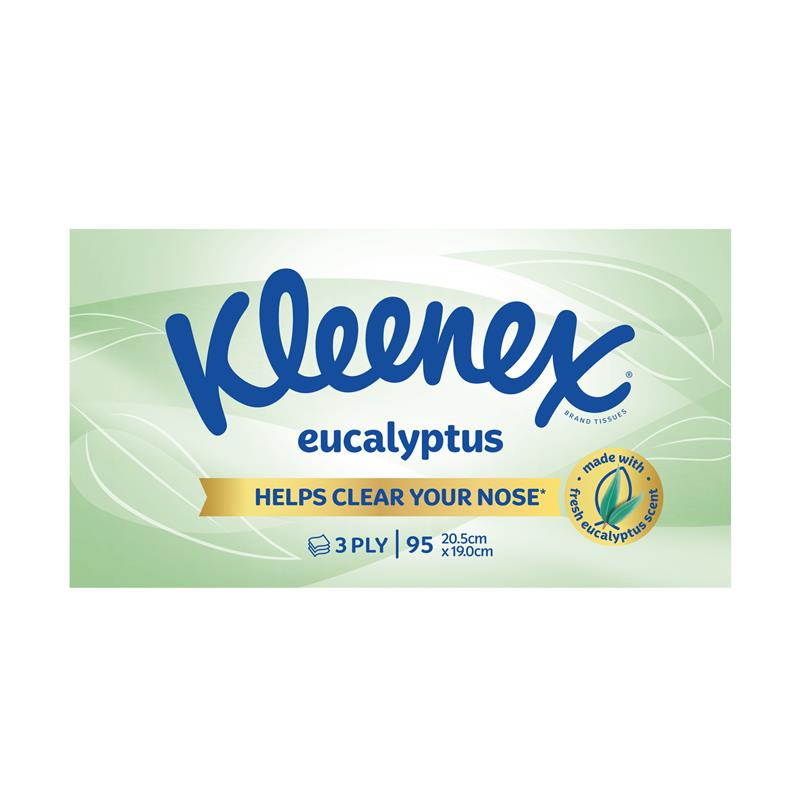 Load image into Gallery viewer, Kleenex Facial Tissues Eucalyptus 3 ply 95
