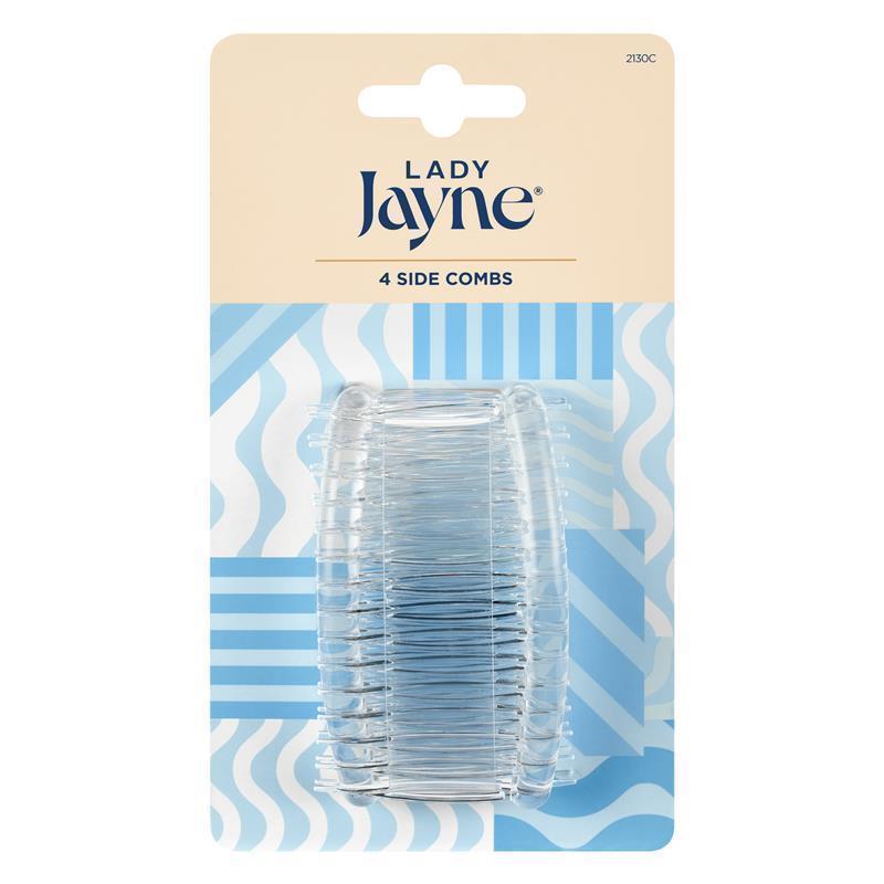 Load image into Gallery viewer, Lady Jayne Side Comb, Crystal, Pk4
