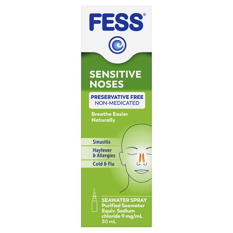 Load image into Gallery viewer, Fess Sensitive Noses Seawater Nasal Spray 30ml
