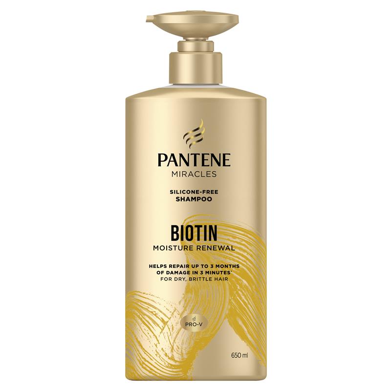 Load image into Gallery viewer, Pantene Miracles Biotin Daily Moisture Renew Shampoo 650ml
