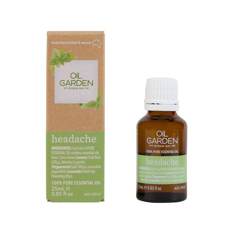 Load image into Gallery viewer, Oil Garden Natural Remedies Headache Oil 25ml
