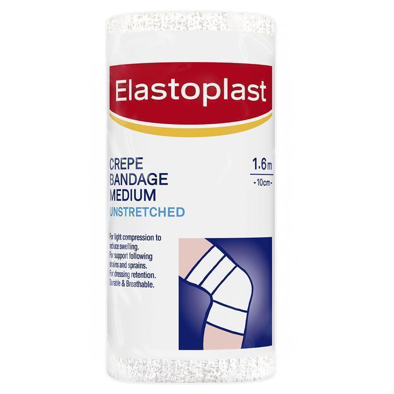 Load image into Gallery viewer, Elastoplast Medium Weight Crepe Bandage 10cm x 1.6m
