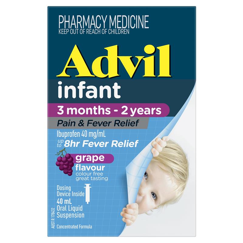 Load image into Gallery viewer, Advil Pain &amp; Fever Infant Drops 40ml
