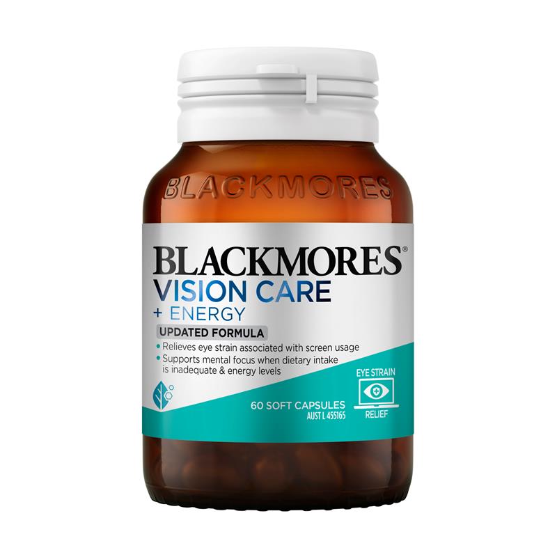Load image into Gallery viewer, Blackmores Vision Care + Energy 60 Capsules
