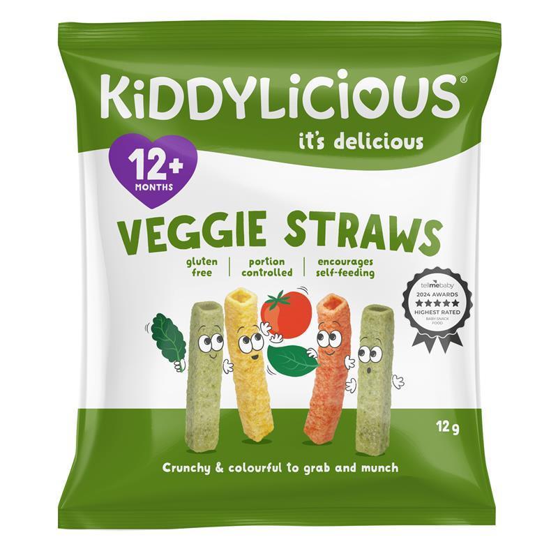 Load image into Gallery viewer, Kiddylicious Veggie Straws 12g
