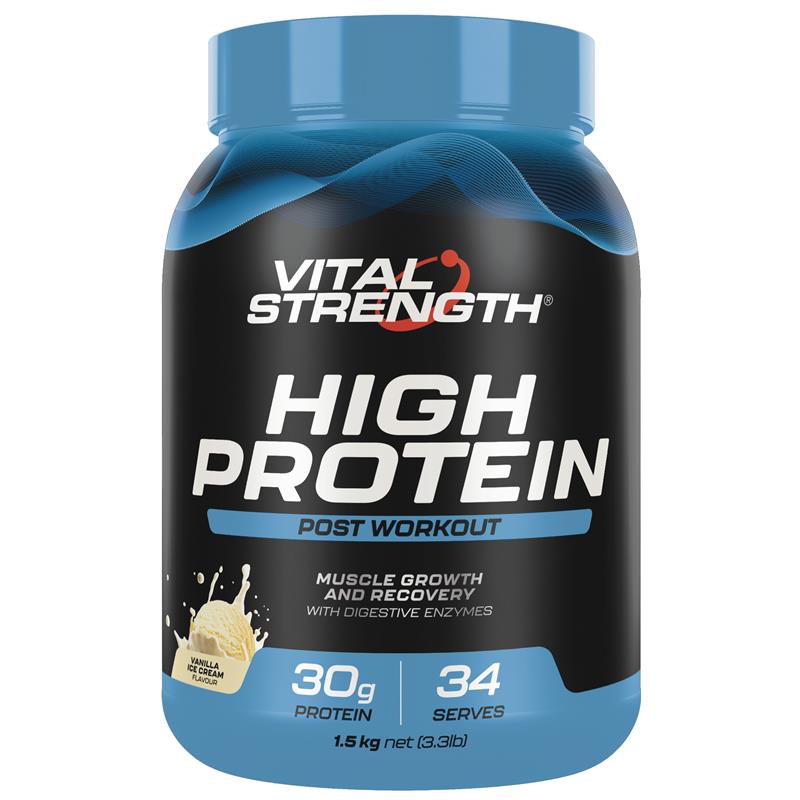 Load image into Gallery viewer, Vital Strength High Protein Vanilla 1.5kg
