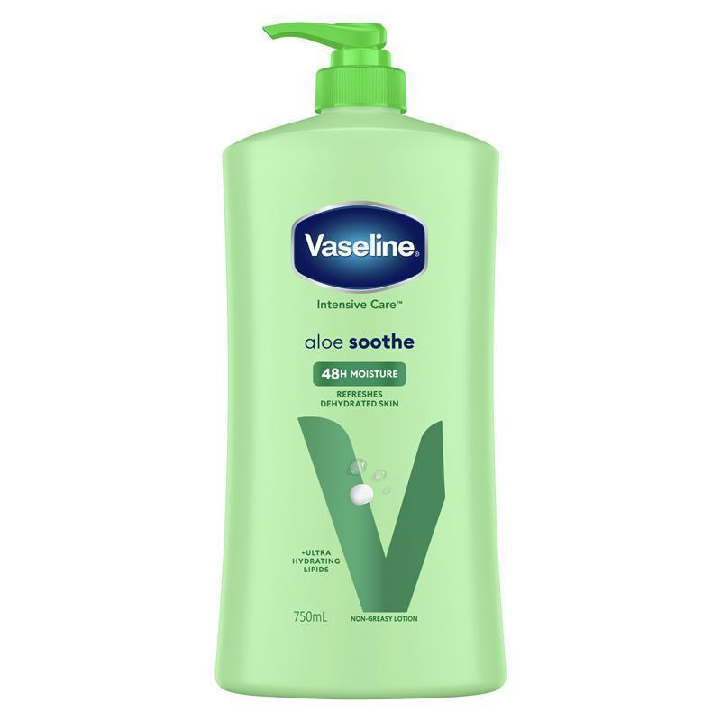 Load image into Gallery viewer, Vaseline Intensive Care Body Lotion Aloe Soothe 750ml

