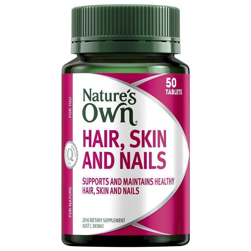 Load image into Gallery viewer, Nature's Own Hair Skin &amp; Nails 50 Tablets
