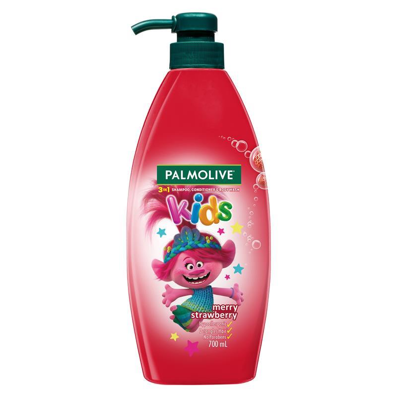 Load image into Gallery viewer, Palmolive Kids 3 In 1 Merry Strawberry 700ml

