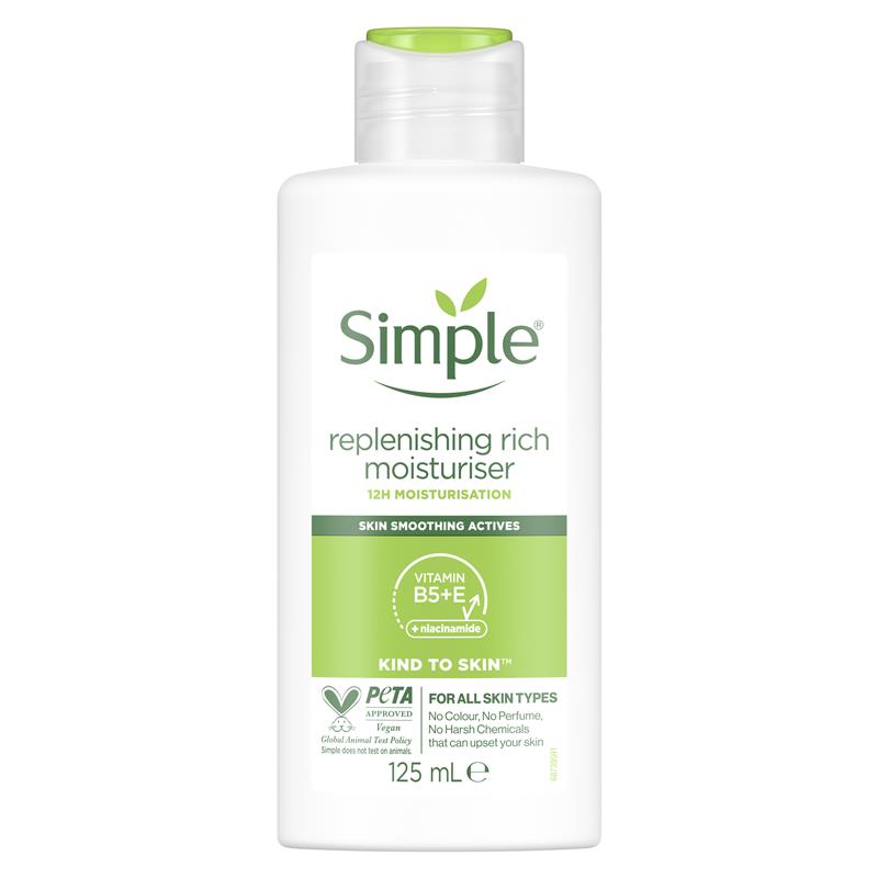 Load image into Gallery viewer, Simple Kind To Skin Rich Moisturiser Replenishing 125ml
