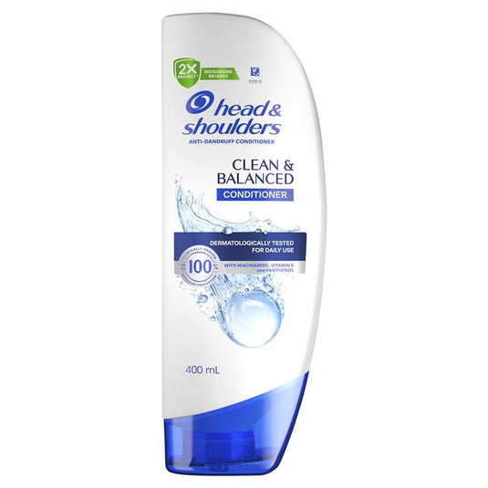 Head & Shoulders Clean & Balanced Anti-Dandruff Conditioner 400mL