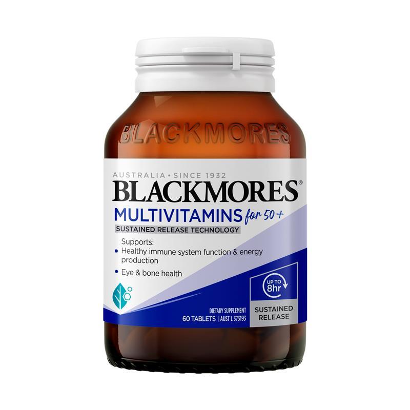 Load image into Gallery viewer, Blackmores Multivitamin For 50+ Sustained Release 60 Tablets
