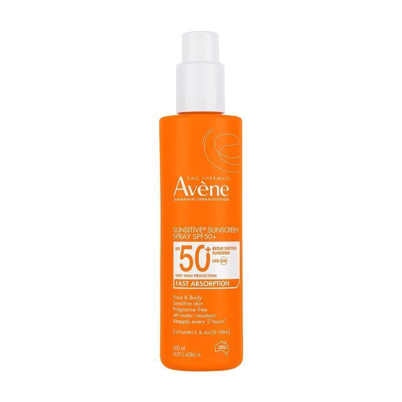 Load image into Gallery viewer, Avene Sunsitive Sunscreen Spray SPF 50+ 200ml

