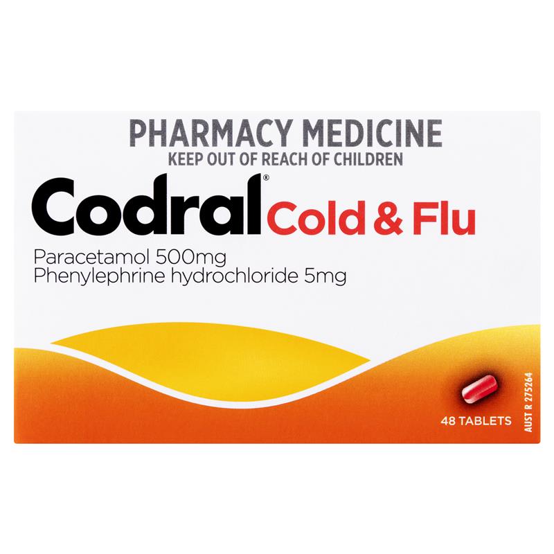Load image into Gallery viewer, Codral PE Cold &amp; Flu Tablets 48 Pack
