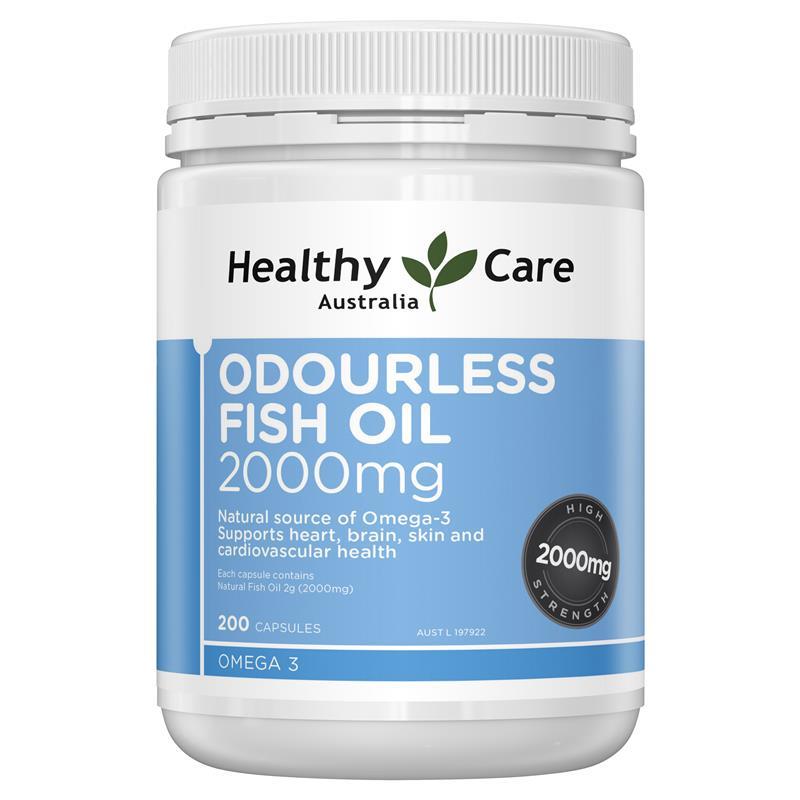 Load image into Gallery viewer, Healthy Care Fish Oil 2000mg 200 Capsules
