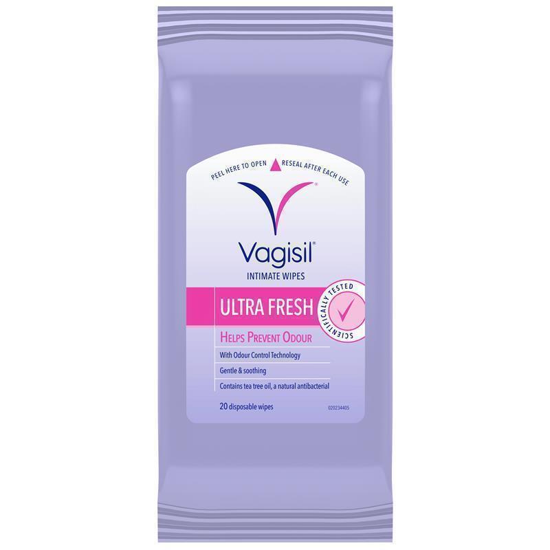 Load image into Gallery viewer, Vagisil Ultra Fresh Intimate Wipes 20 Pack
