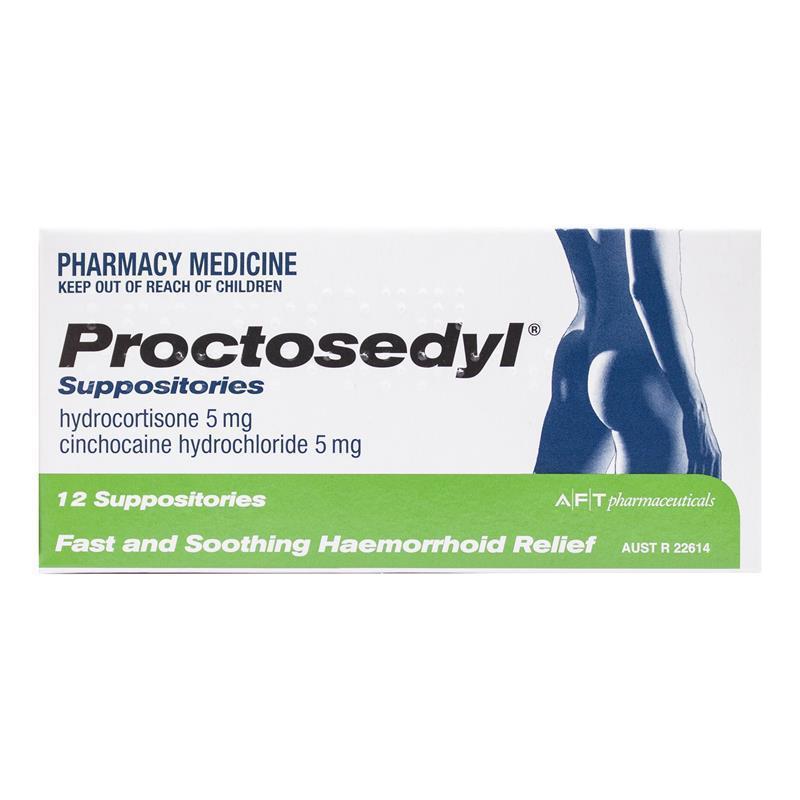 Load image into Gallery viewer, Proctosedyl Haemorrhoids Relief Suppositories 12 Pack
