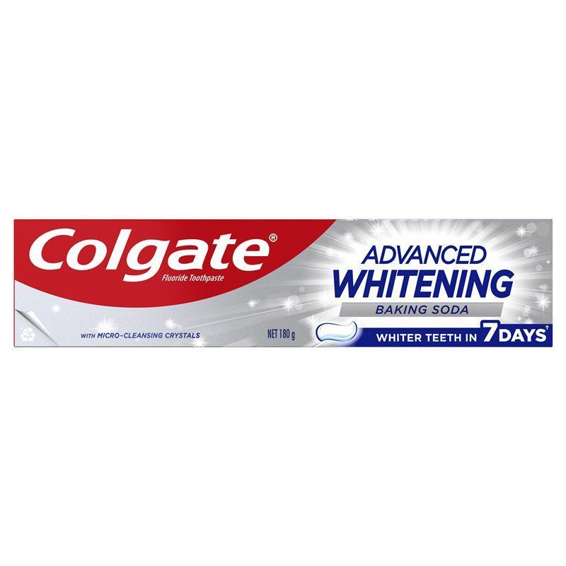Load image into Gallery viewer, Colgate Toothpaste Advanced Whitening Baking Soda 180g
